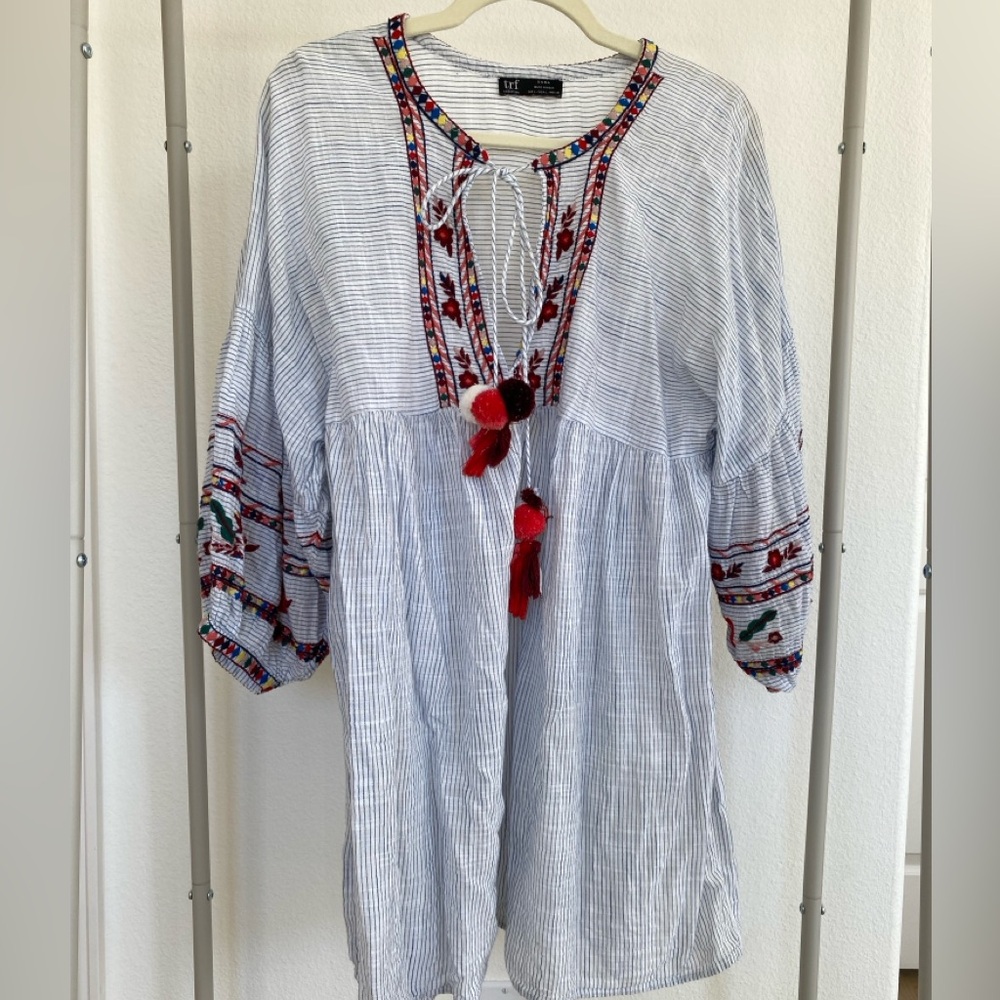Zara Midi Dress / Pool/Beach Cover Up Size L